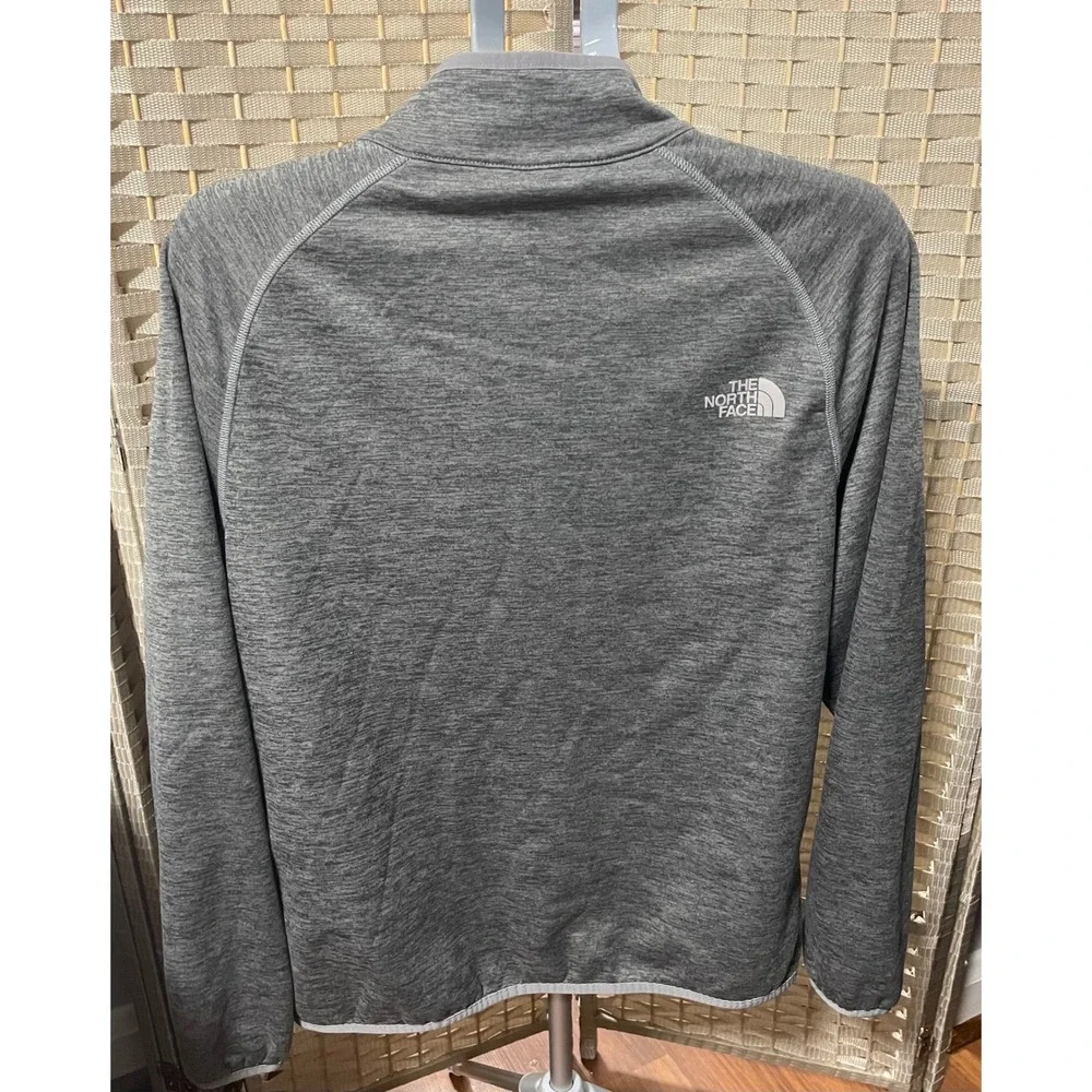 The North Face Mens Canyonlands Full Zip Fleece Jacket Grey Heather Large L